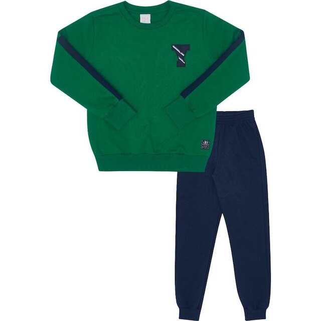 Conjunto Moletom Infantil Menino Pulla Bulla Ref. 50373